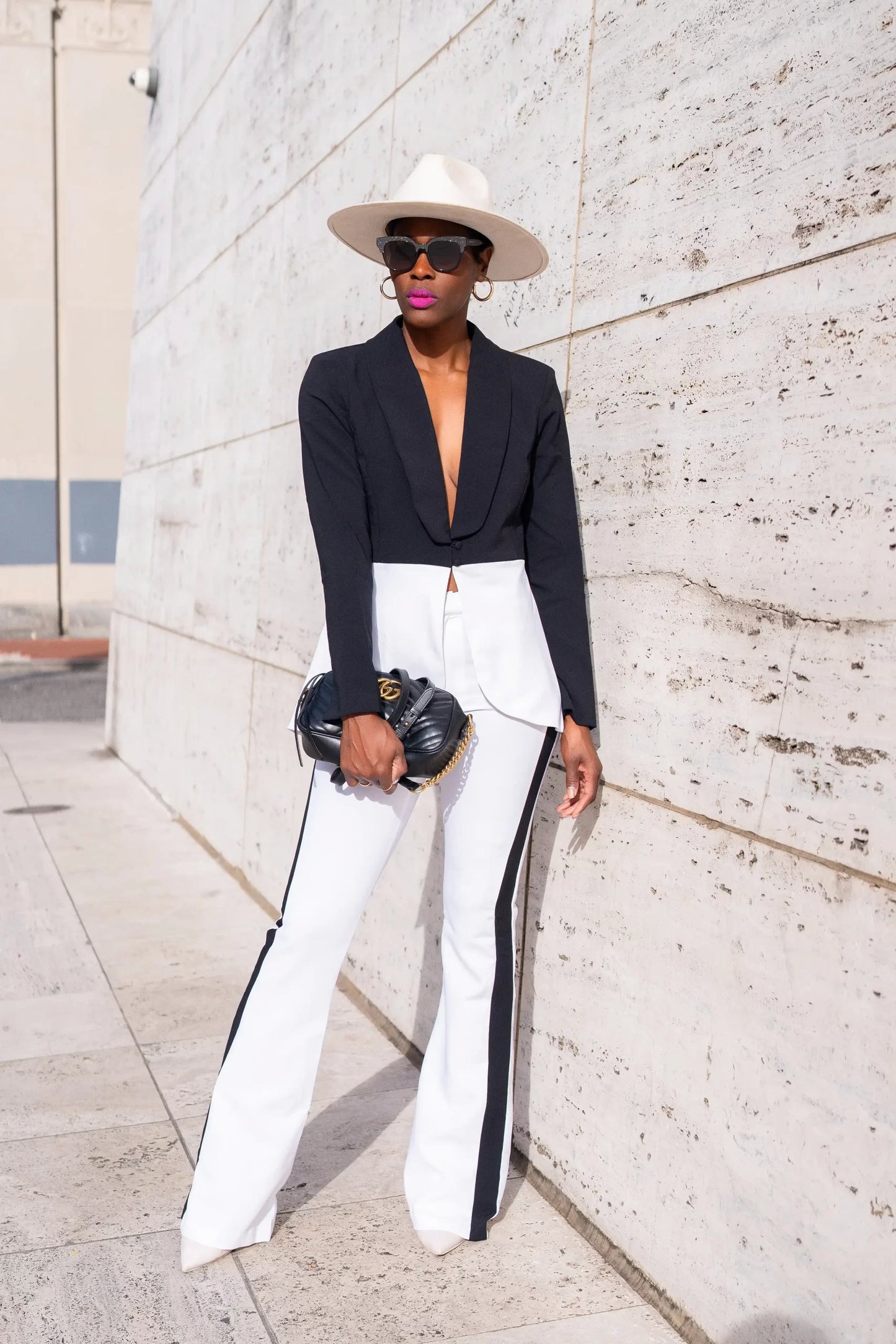 Colored Block Pant Suit image 0