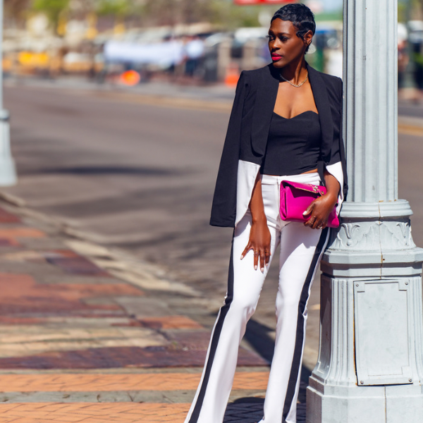Colored Block Pant Suit image 3