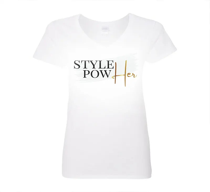 Style PowHer exclusive Neck T Shirt image 3