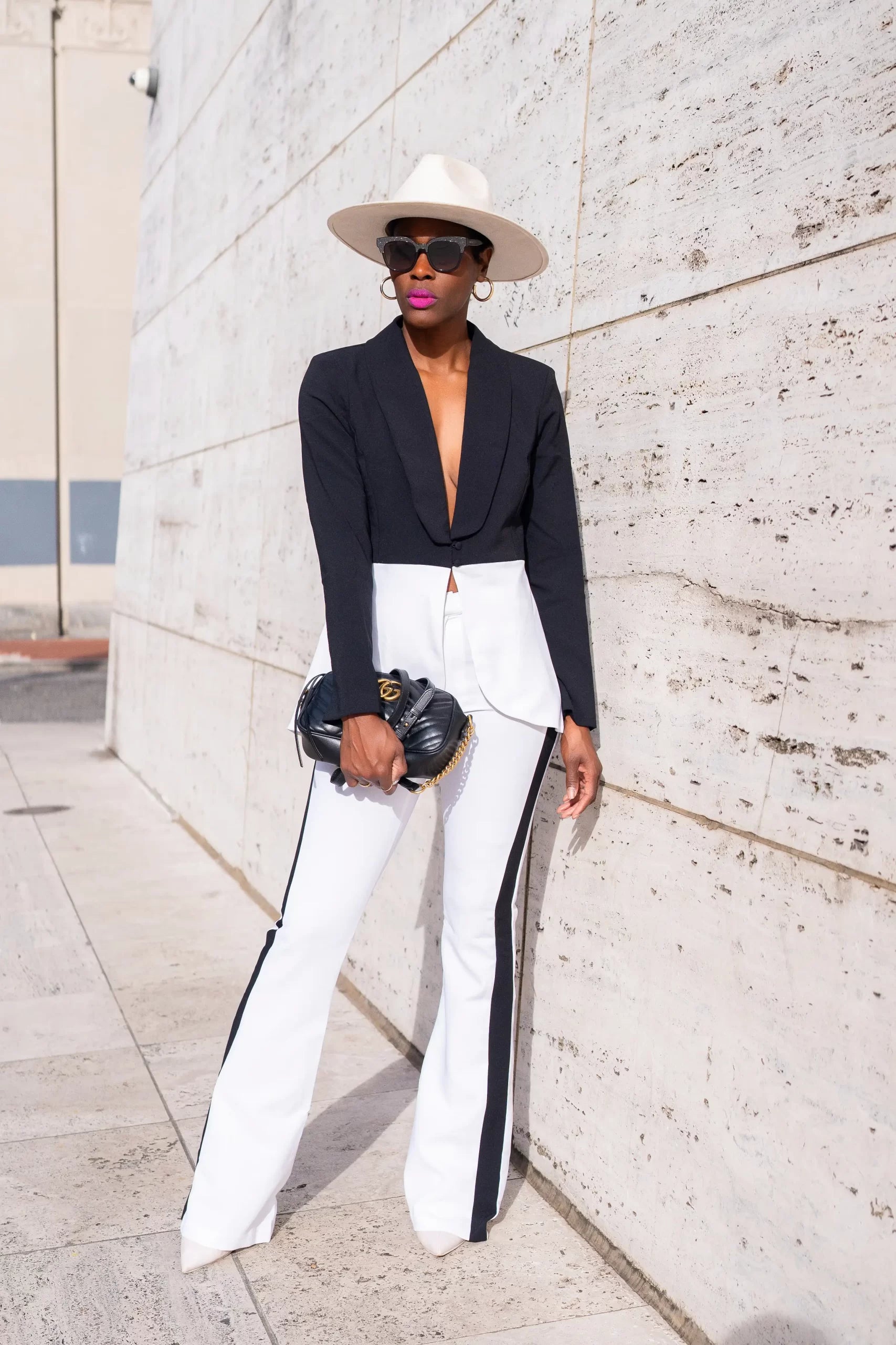 Colored Block Pant Suit image 0