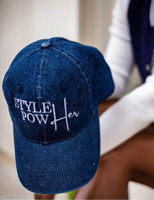 Style PowHer Denim Cap image 0